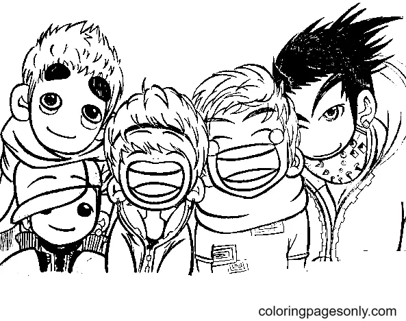 Desenhos de Big Bang Para Colorir 16