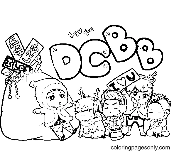 Desenhos de Big Bang Para Colorir 25
