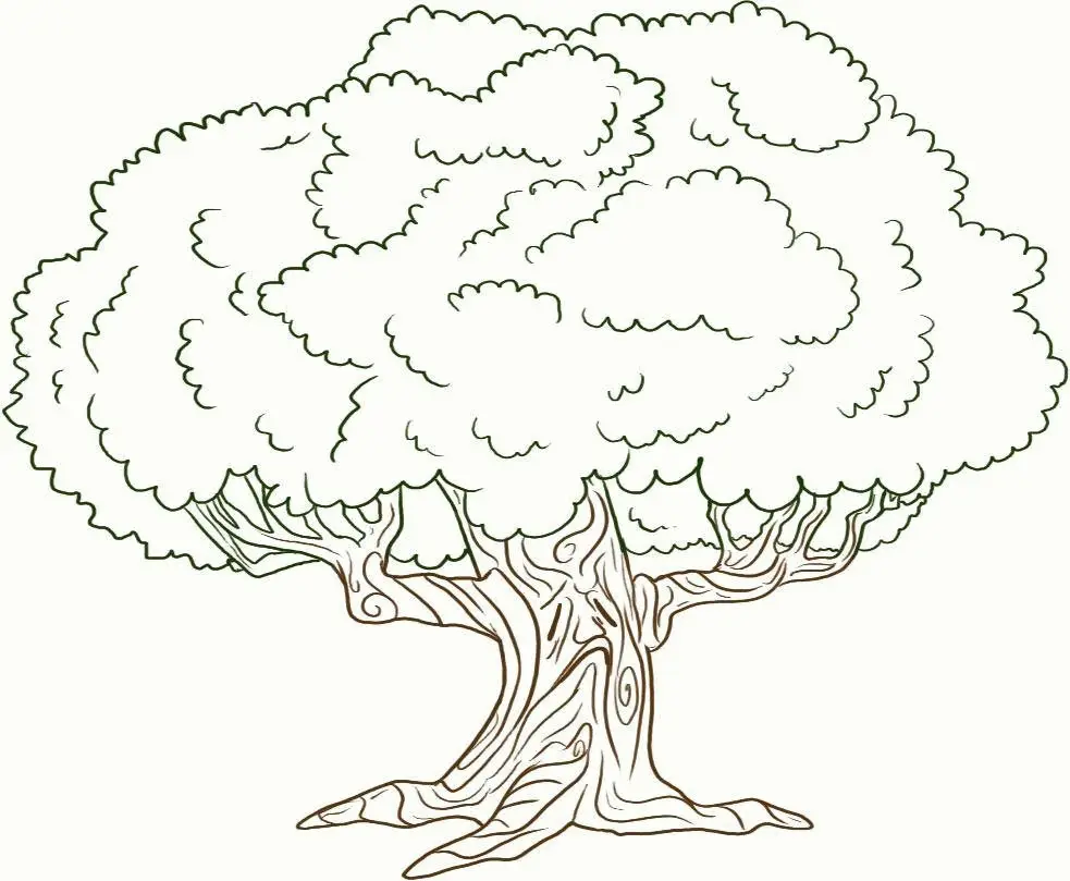 Big Christmas Tree Coloring Pages 32
