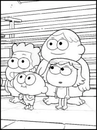 Big City Greens Coloring Pages 11