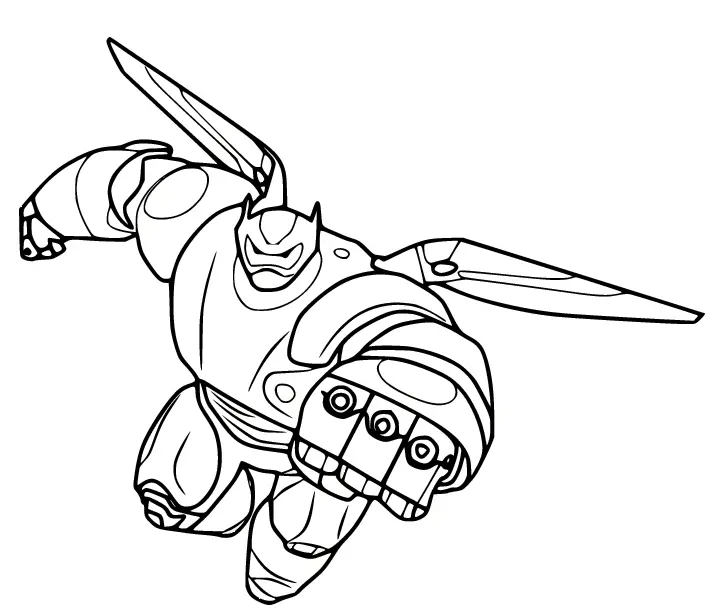 Desenhos de Big Hero 6 Para Colorir 18