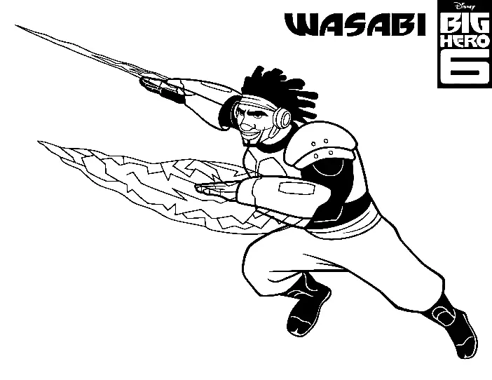 Desenhos de Big Hero 6 Para Colorir 56