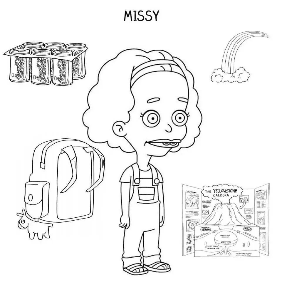 Big Mouth Coloring Pages 19