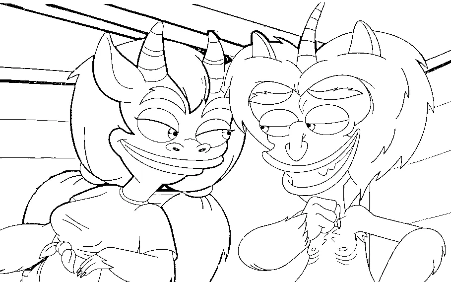 Big Mouth Coloring Pages 3