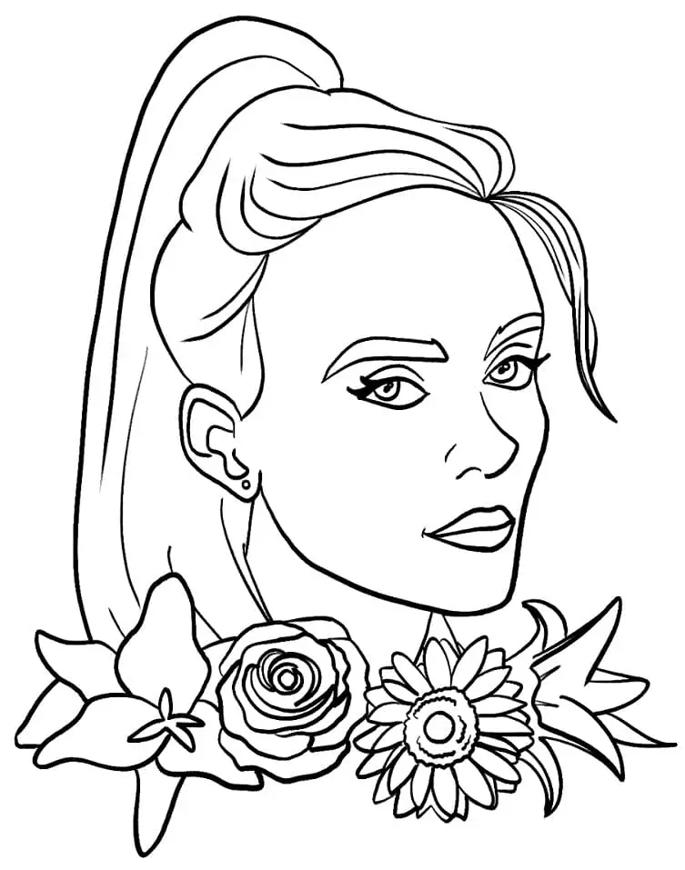 Billie Eilish Para Colorear 38