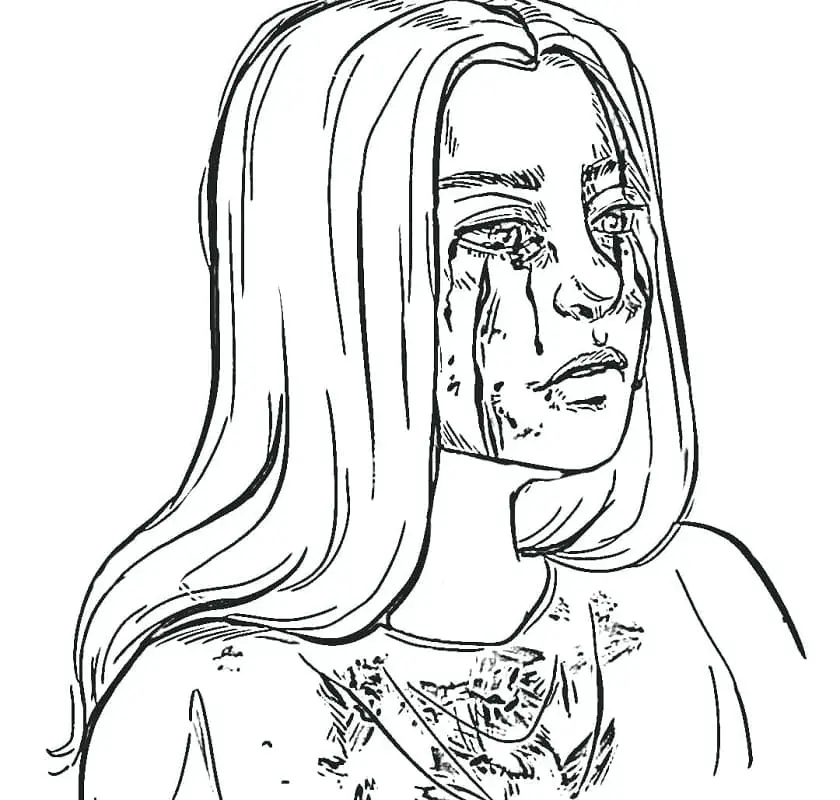 Billie Eilish Para Colorear 43