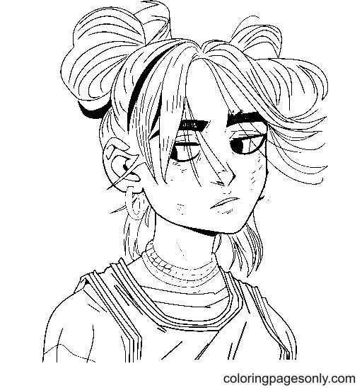 Billie Eilish Para Colorear 48