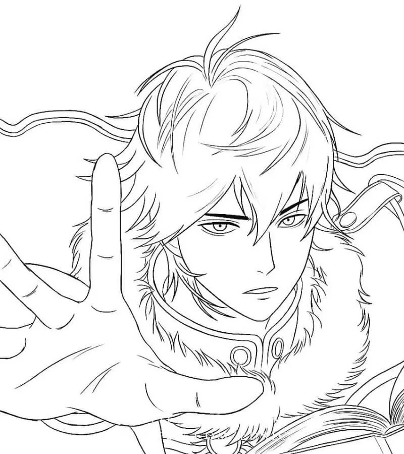 Black Clover Para Colorear 22