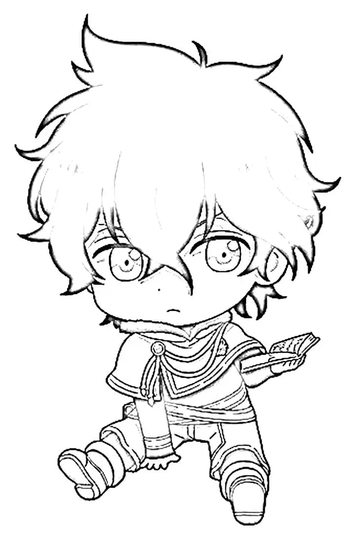 Black Clover Para Colorear 43