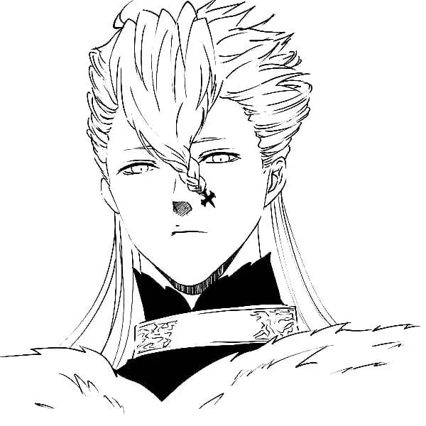 Black Clover Para Colorear 47