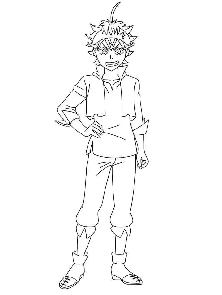 Black Clover Para Colorear 49