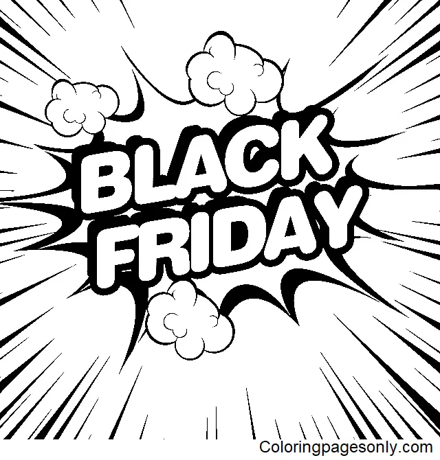 Black Friday Coloring Pages 11