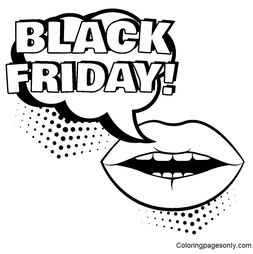Black Friday Coloring Pages 12