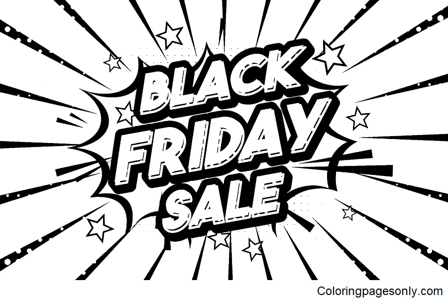 Black Friday Coloring Pages 16