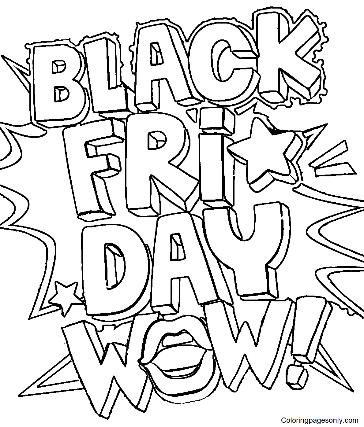 Black Friday Coloring Pages 5