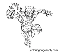 Black Panther Coloring Pages 1