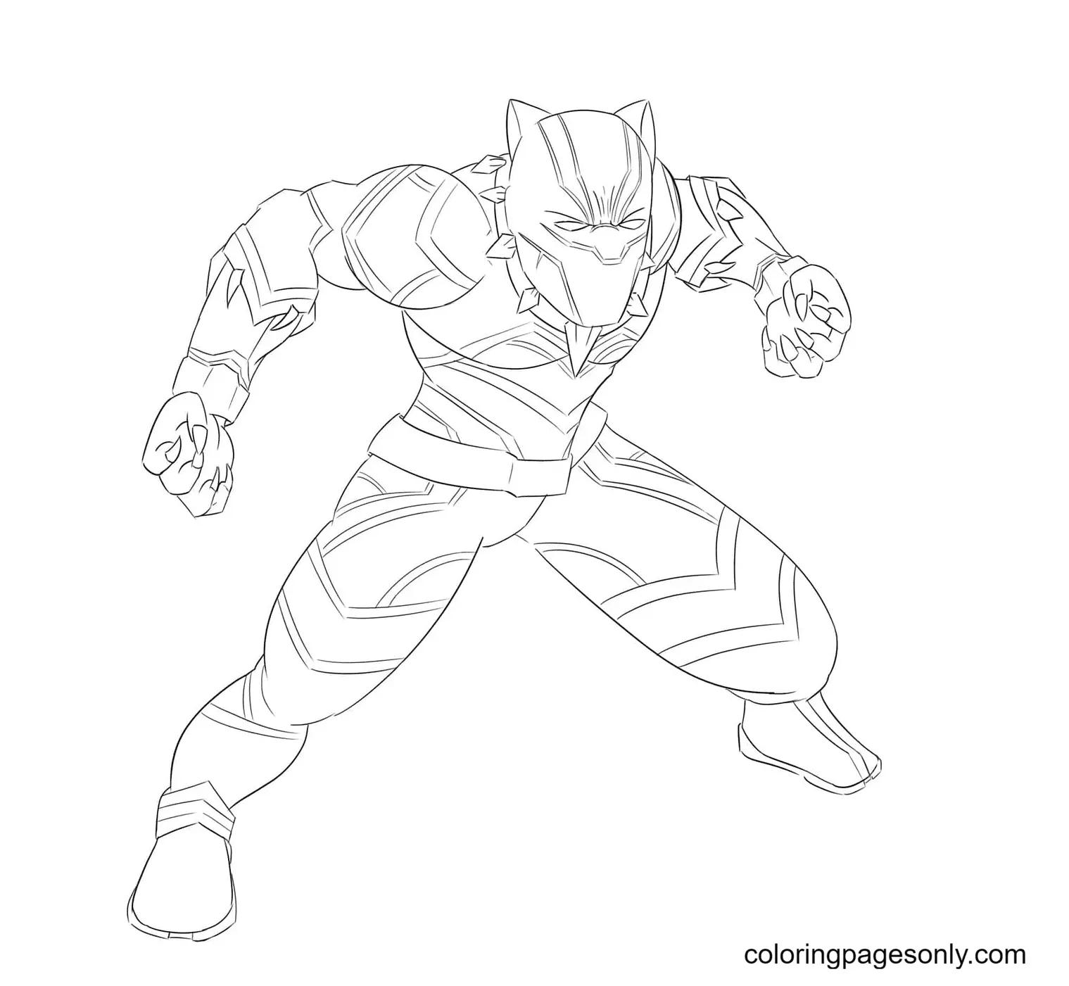 Black Panther Coloring Pages 14