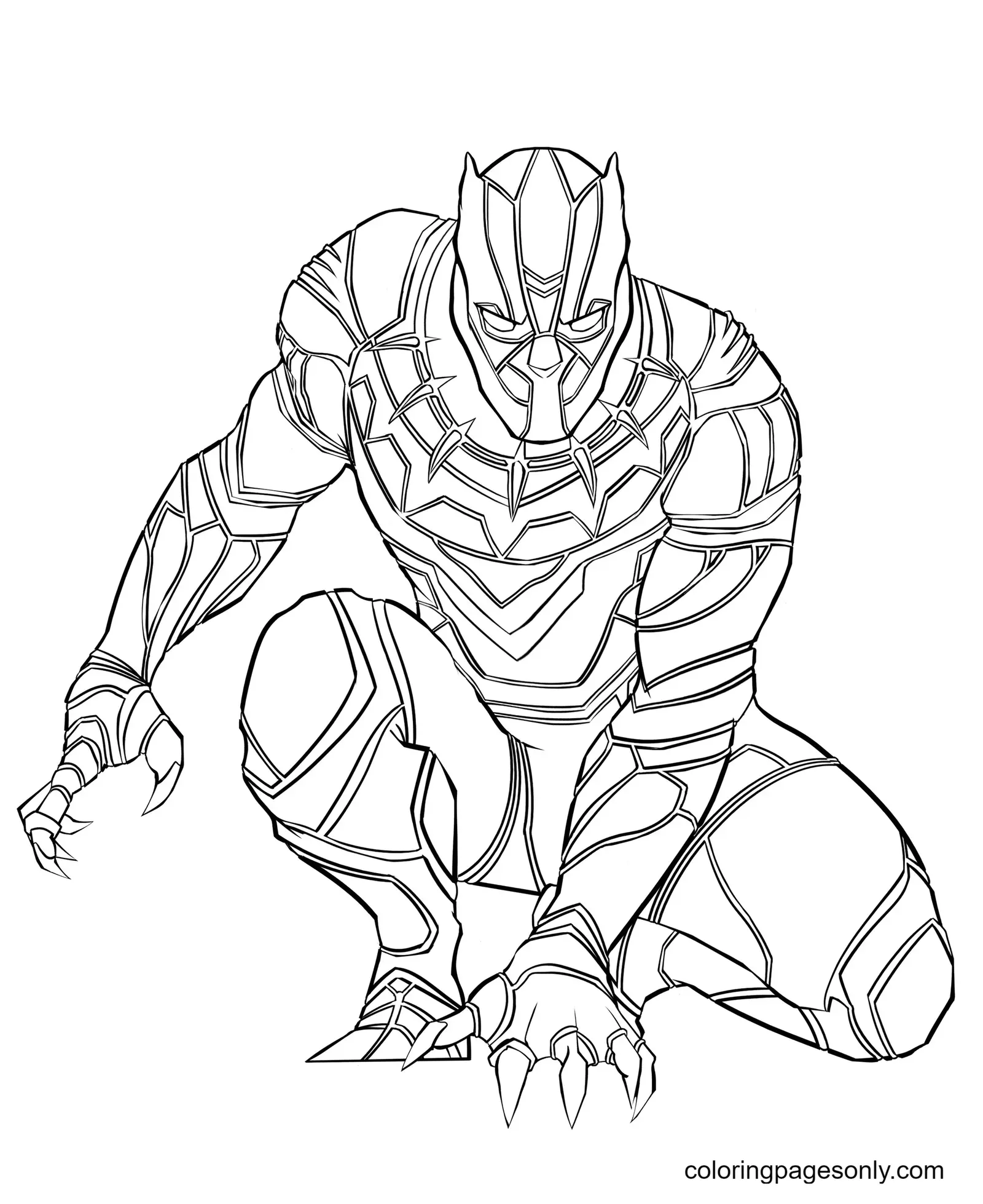 Black Panther Coloring Pages 2