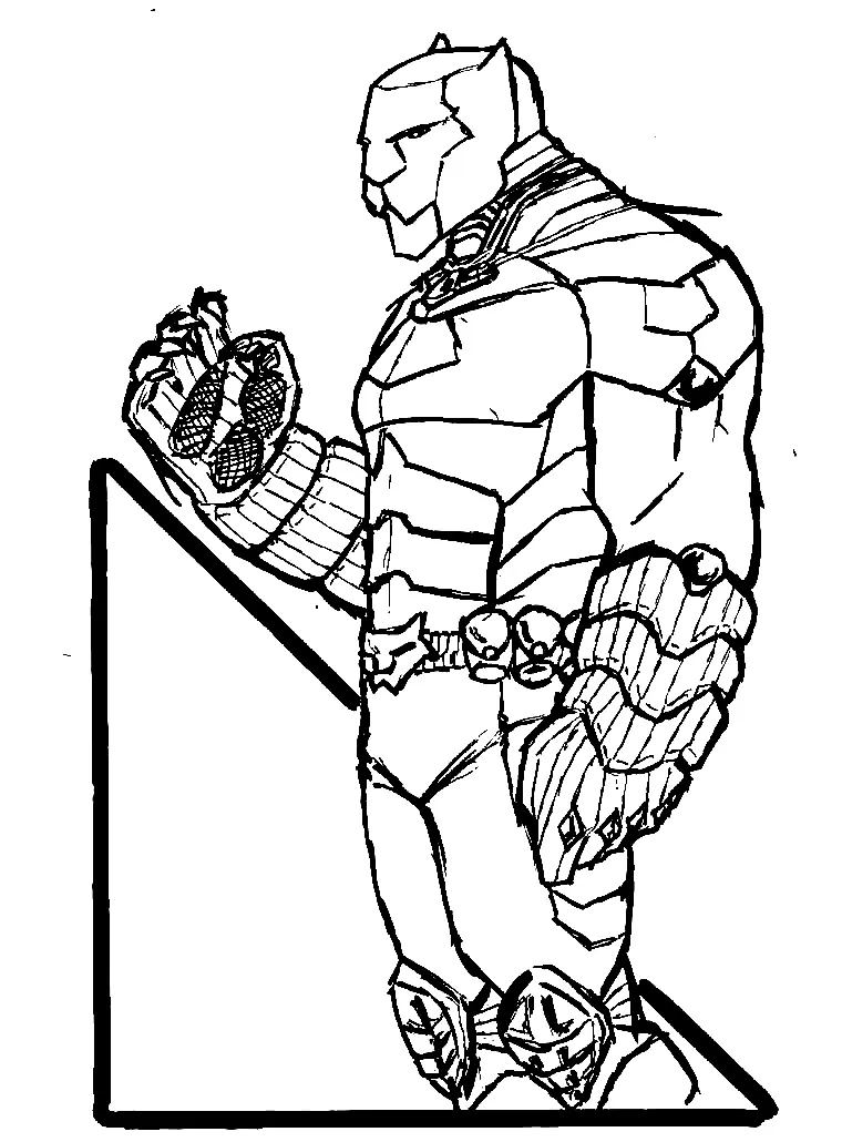 Black Panther Coloring Pages 20