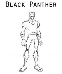 Black Panther Coloring Pages 24