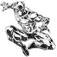 Black Panther Coloring Pages 31