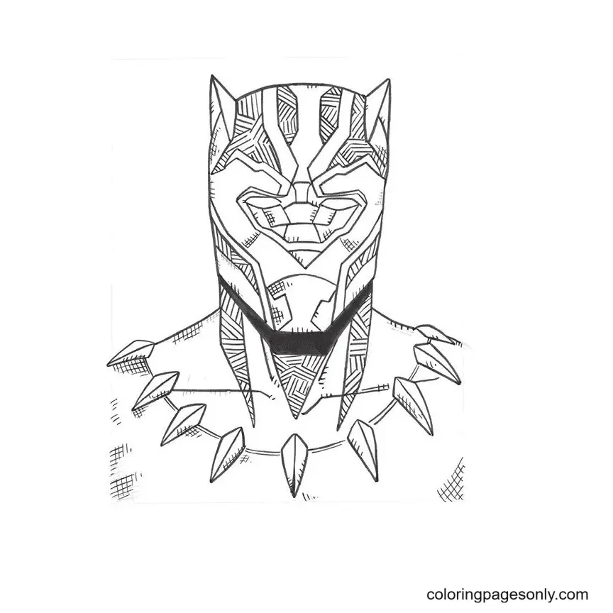 Black Panther Coloring Pages 34