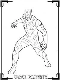 Black Panther Coloring Pages 37