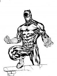 Black Panther Coloring Pages 40