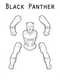 Black Panther Coloring Pages 41