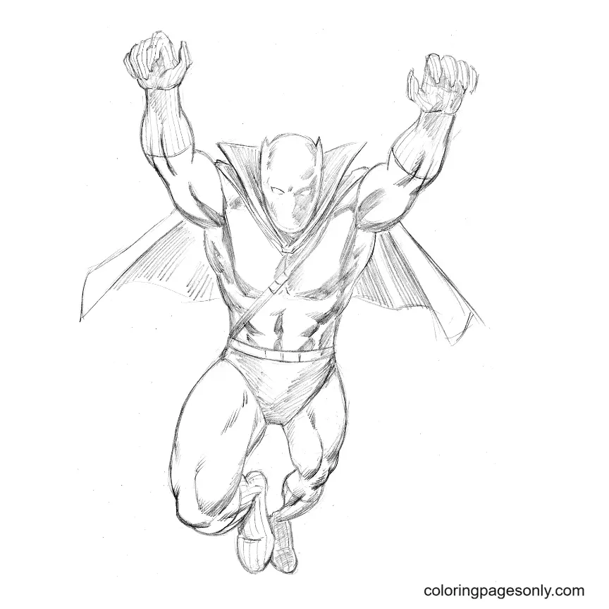 Black Panther Coloring Pages 42
