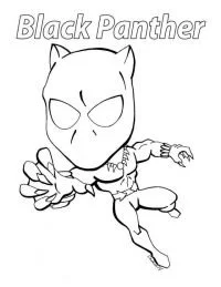 Black Panther Coloring Pages 44