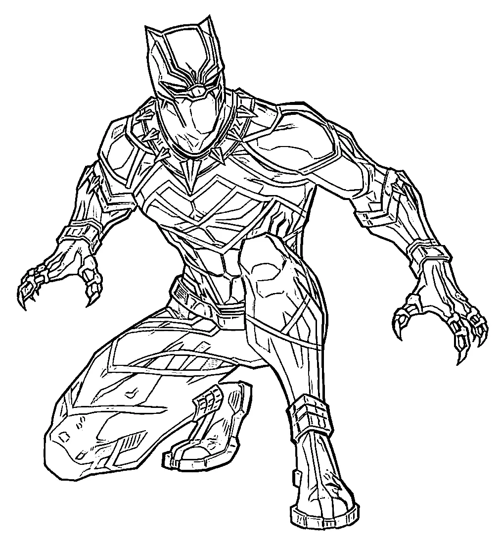 Black Panther Coloring Pages 5