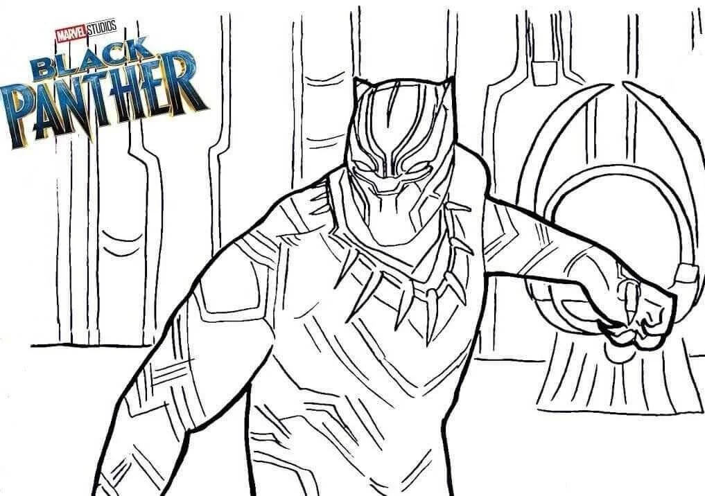 Black Panther Coloring Pages 56