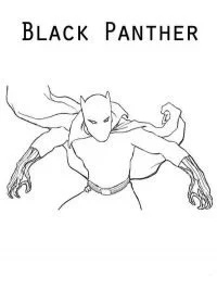 Black Panther Coloring Pages 58