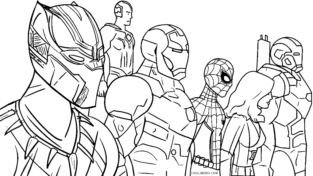 Black Panther Coloring Pages 7
