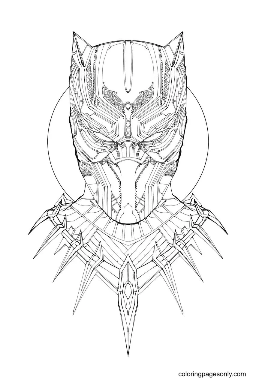 Black Panther Coloring Pages 8