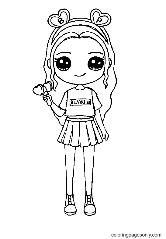 BlackPink Coloring Pages 1