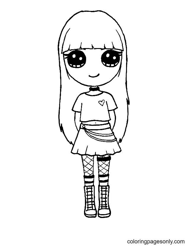 BlackPink Coloring Pages 10