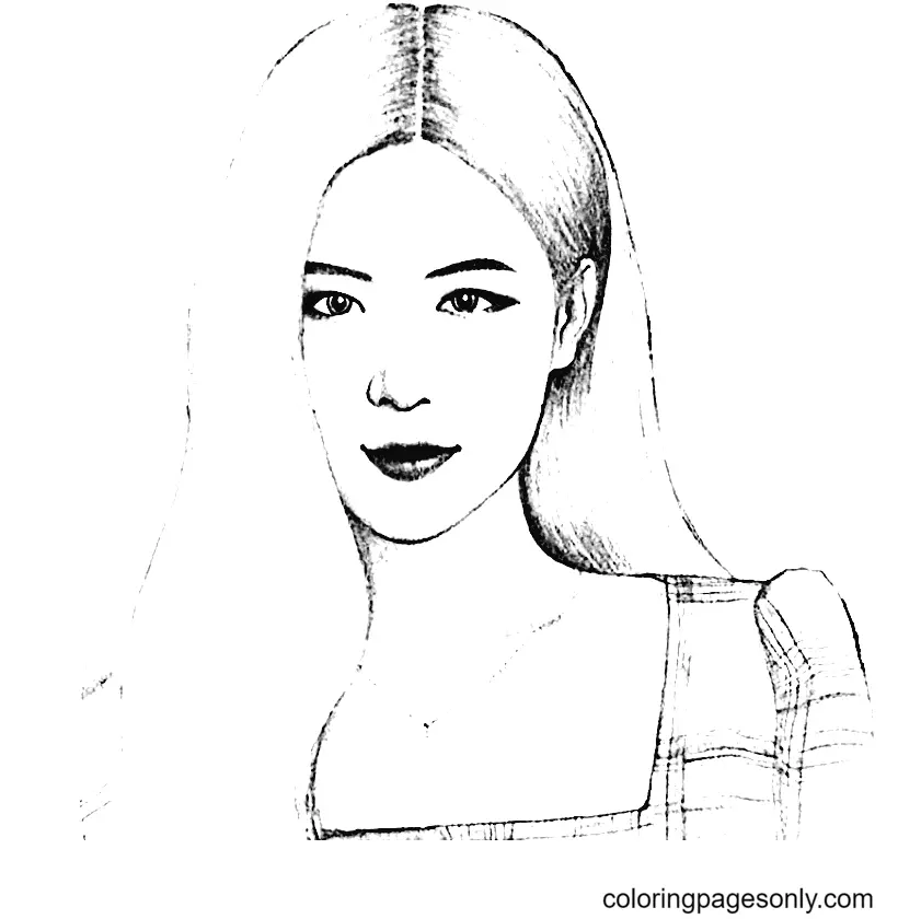 BlackPink Coloring Pages 19