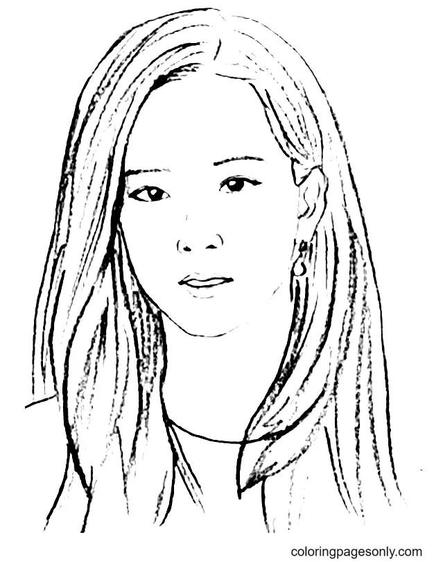 BlackPink Coloring Pages 21