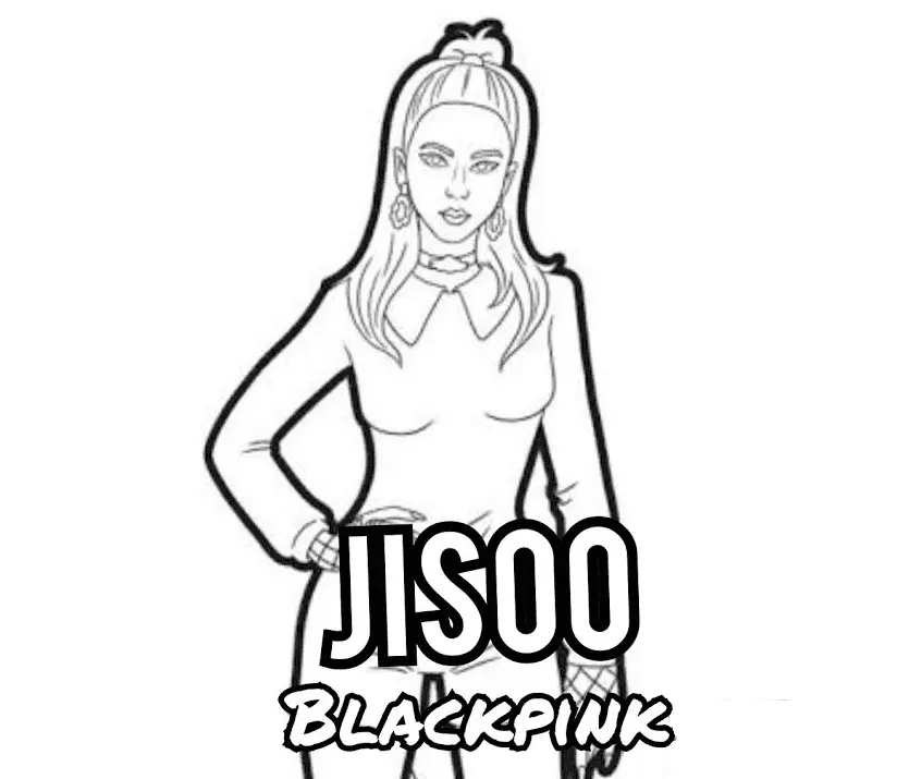 BlackPink Coloring Pages 24