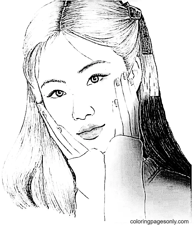 BlackPink Coloring Pages 26