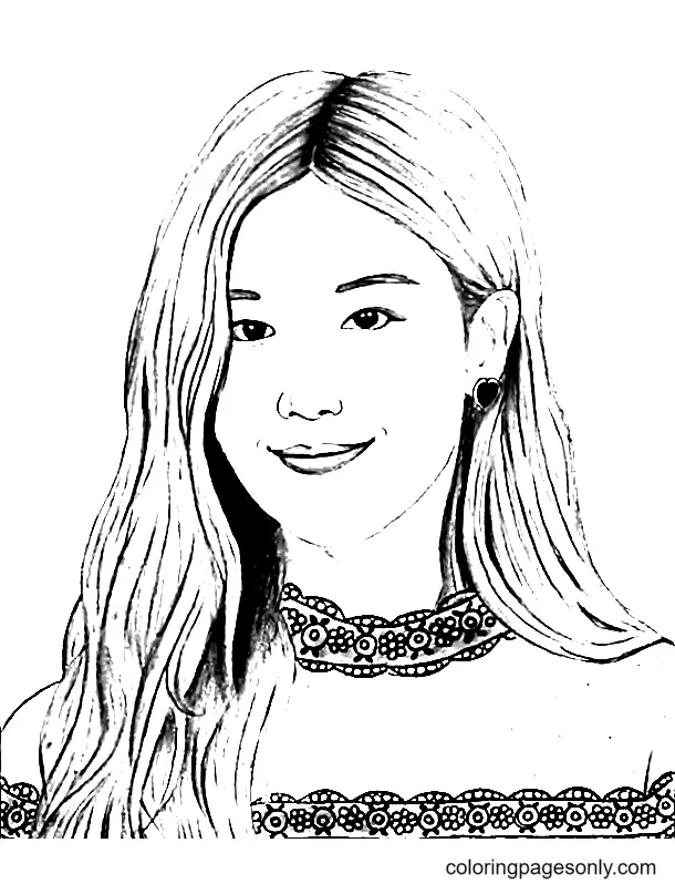 BlackPink Coloring Pages 28