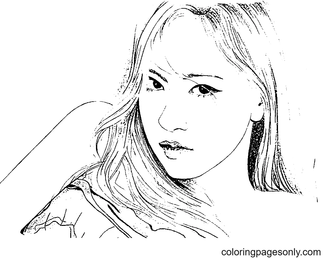 BlackPink Coloring Pages 32