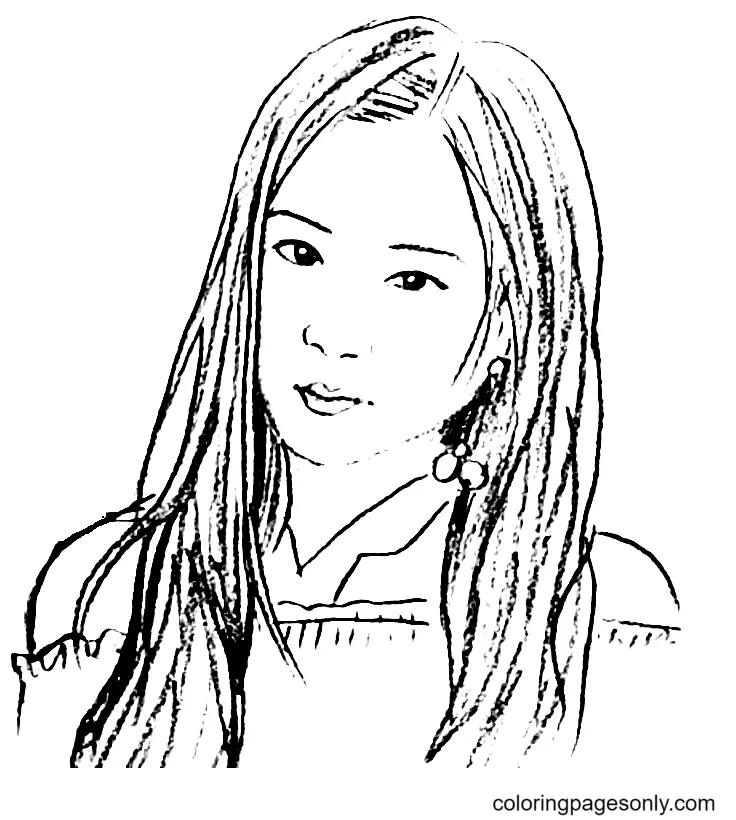 BlackPink Coloring Pages 36