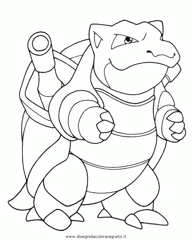 Blastoise Coloring Pages 5