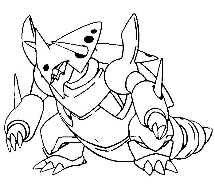 Blastoise Coloring Pages 7