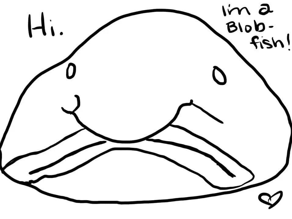 Blobfish Ausmalbilder 12
