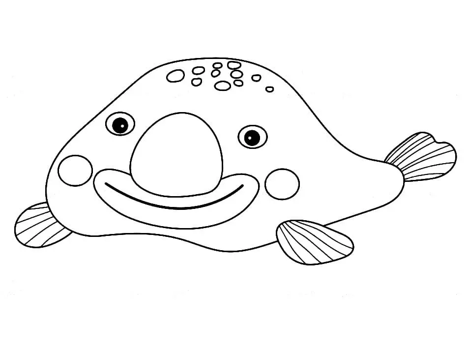 Blobfish Ausmalbilder 16