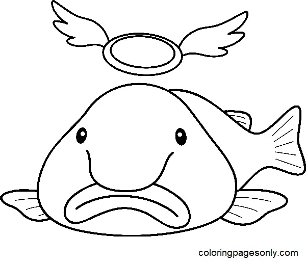 Blobfish Ausmalbilder 9